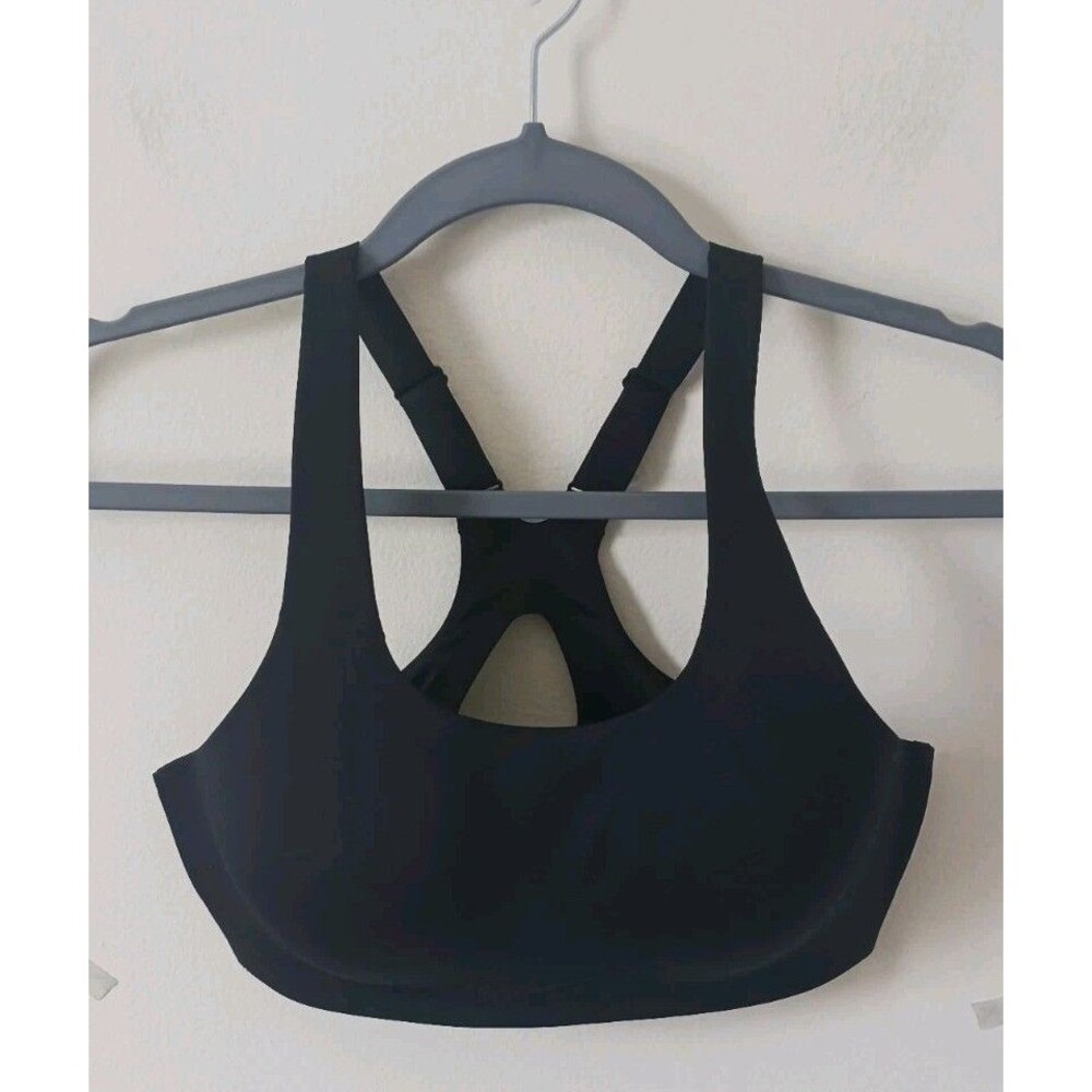 Nike Dri-FIT Sports Bra Women S Black Racerback Padded Medium Support